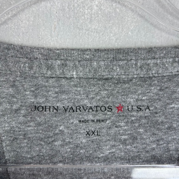 John Varvatos tee shirt men size XXL pride EQUALITY graphic gray NEW - Picture 8 of 12